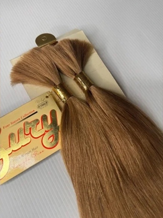 Zury 18” In bulk human hair Honey Blonde #27 100% human Ultra silky braiding - Picture 3 of 6